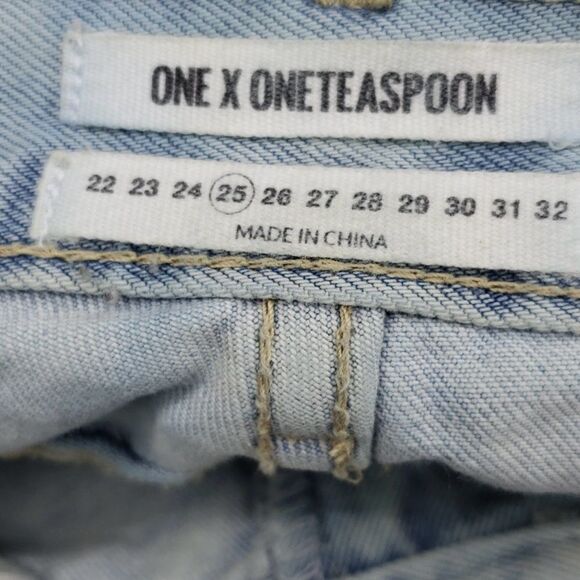 One teaspoon Distressed Light Blue Jeans - Picture 7 of 7